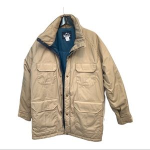 Woolrich Tan Arrowood  Field Thinsulate Jacket Size Medium